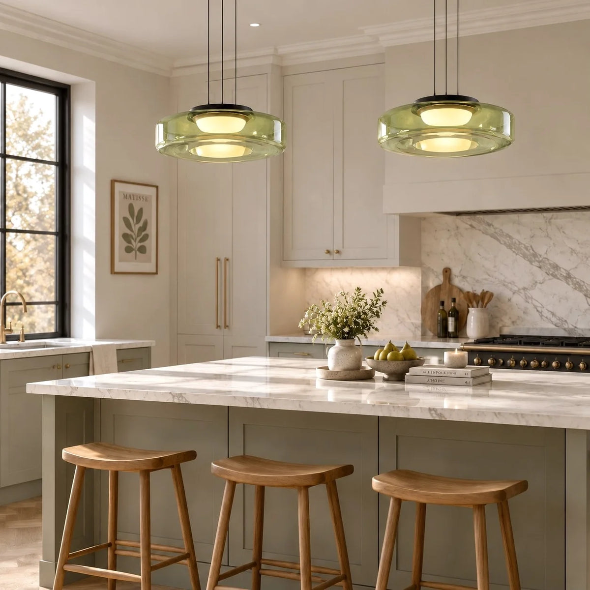 Modern Multi-Layer Creative Glass Pendant Light