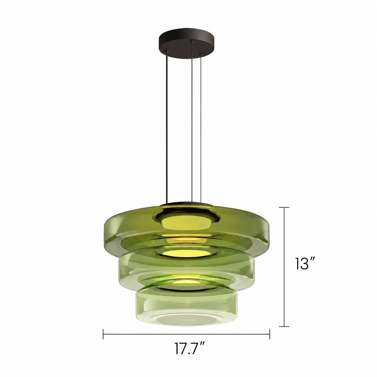 Modern Multi-Layer Creative Glass Pendant Light