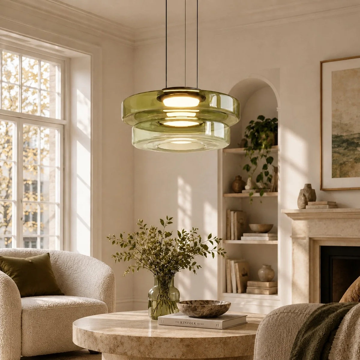Modern Multi-Layer Creative Glass Pendant Light