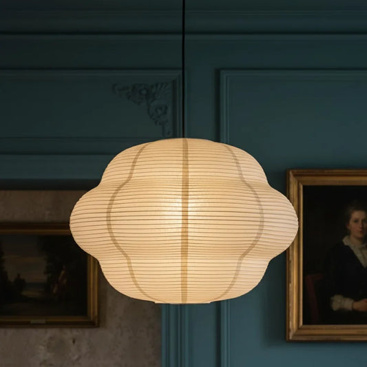 Modern Paper Bubble Shape Pendant Light