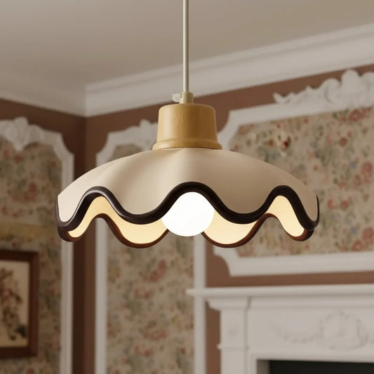 Modern Scalloped Shade Decorative Pendant Light