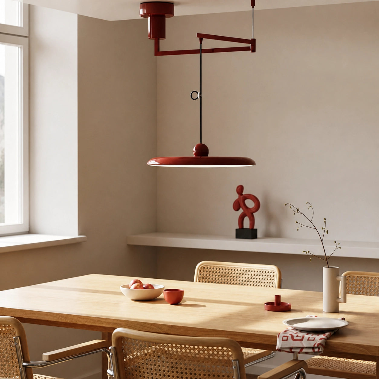 Modern Adjustable Swing Arm LED Pendant Light