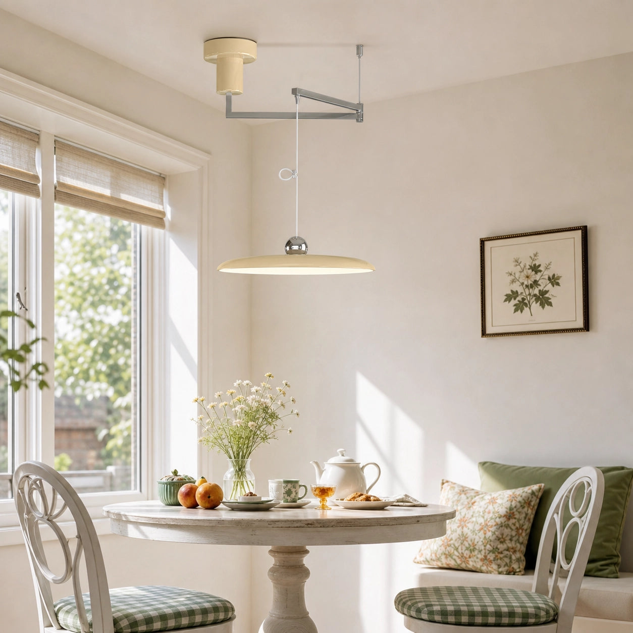 Modern Adjustable Swing Arm LED Pendant Light