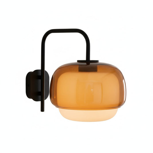 Vernon Modern Art Glass Ball Double Wall Light