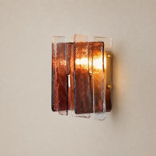 Modern Artistic Sculptural Glass Wall Light