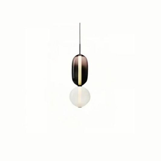 Modern Colorful Acrylic Glass Sphere Pendant Light