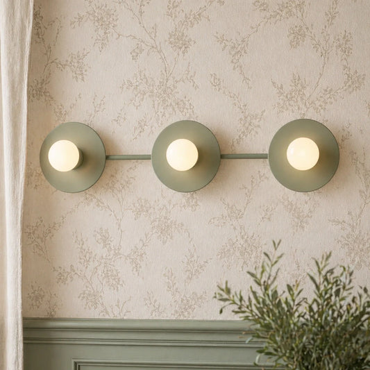 Modern Colorful Round Glass Wall Light