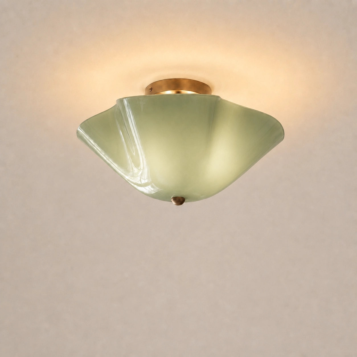 Modern Decorative Art Glass Flush Mount Ceiling Light