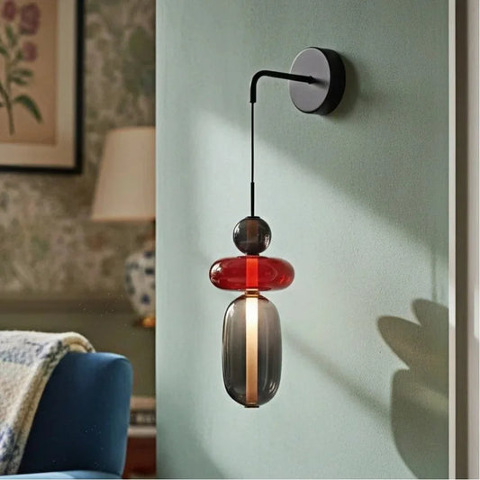 Modern Decorative Colored Acrylic Glass Wall Sconce