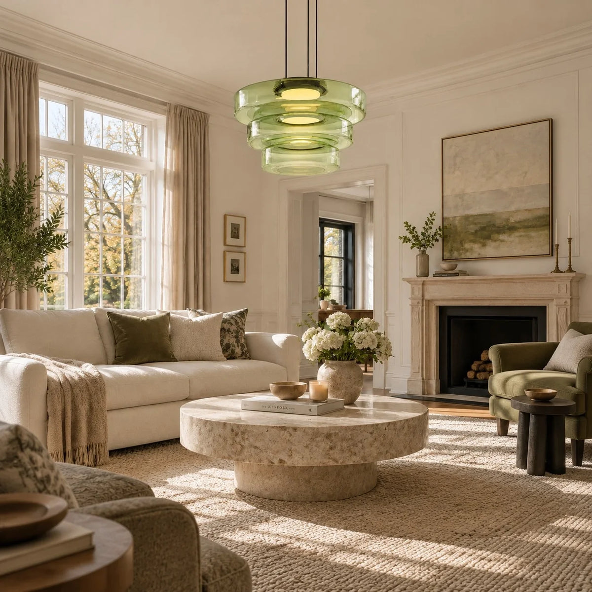 Modern Multi-Layer Creative Glass Pendant Light