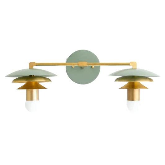 Nava Modern Minimalist Layered Metal Wall Sconce