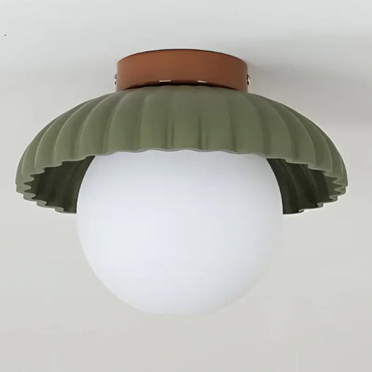 Minimalist Cream Style Resin Ceiling Light