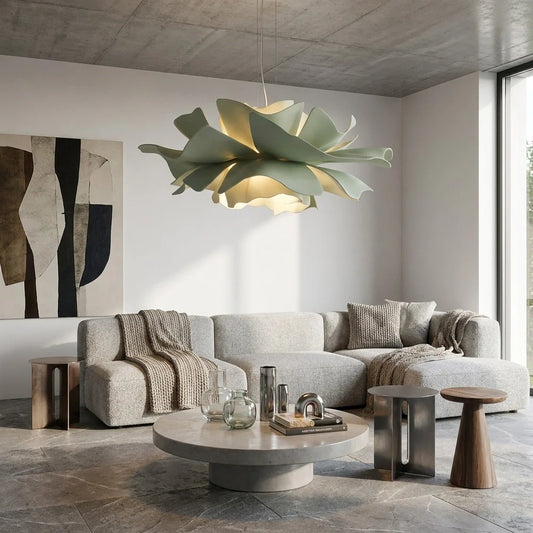 Nordic Lotus Flower Acrylic Pendant Light
