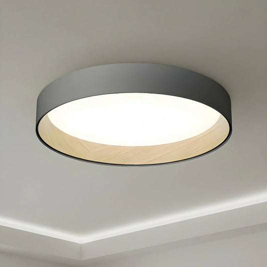 Quinn Modern Round Flush Mount Ceiling Light For Living Room Bedroom Study