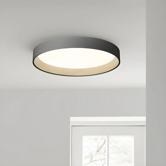 Quinn Modern Round Flush Mount Ceiling Light For Living Room Bedroom Study