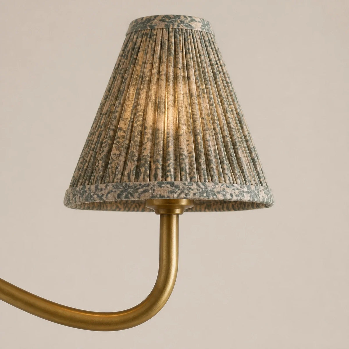 Retro 4-Light Pleated Fabric Kitchen Island Chandelier