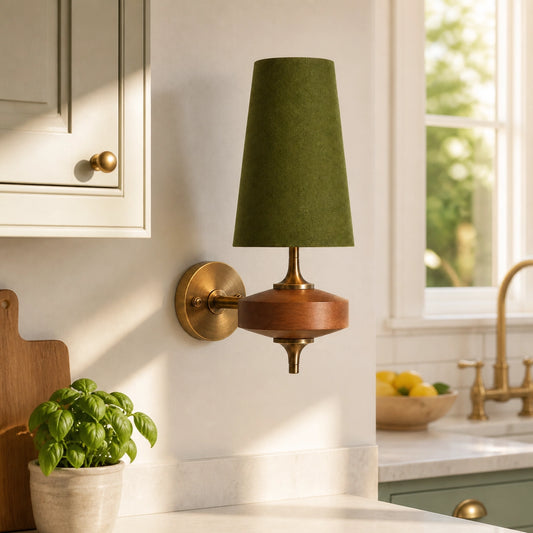 Retro Classic Fabric Shade Wall Sconce