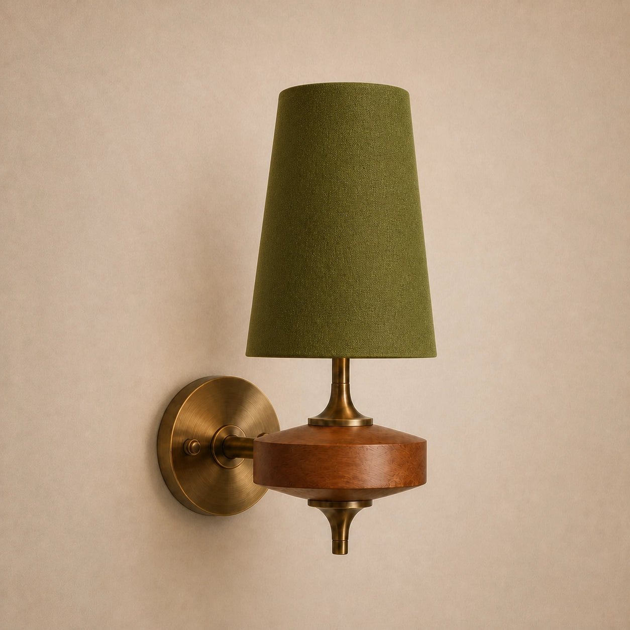 Retro Classic Fabric Shade Wall Sconce