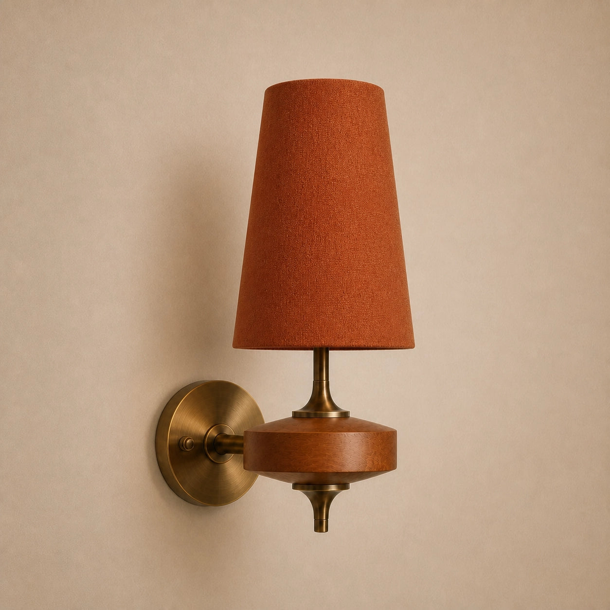 Retro Classic Fabric Shade Wall Sconce