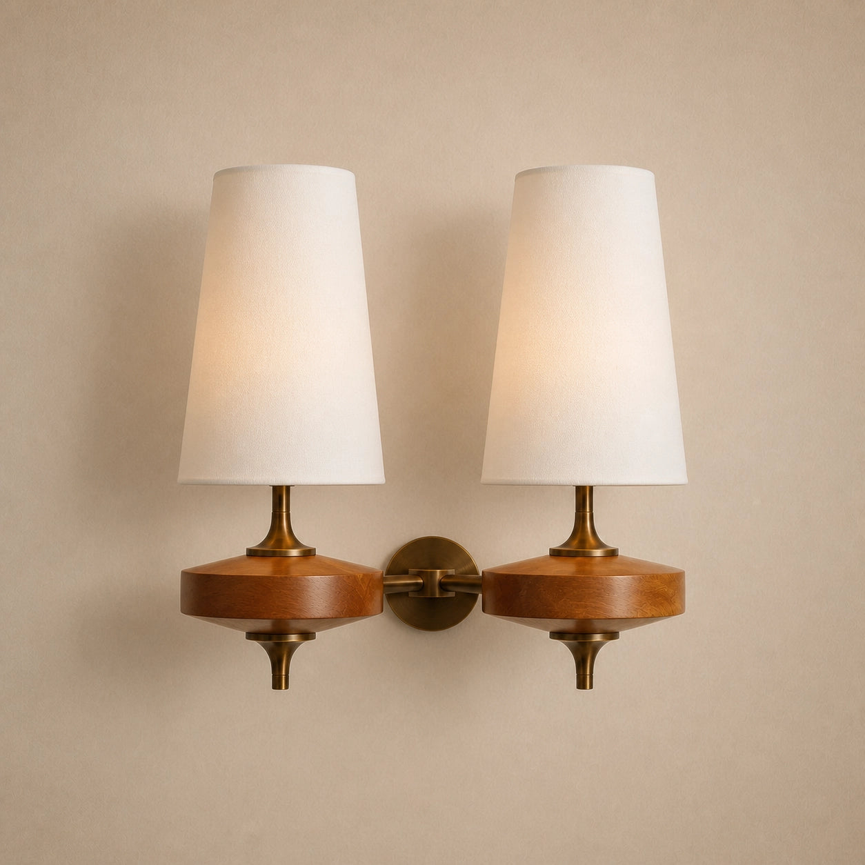Retro Classic Fabric Shade Wall Sconce