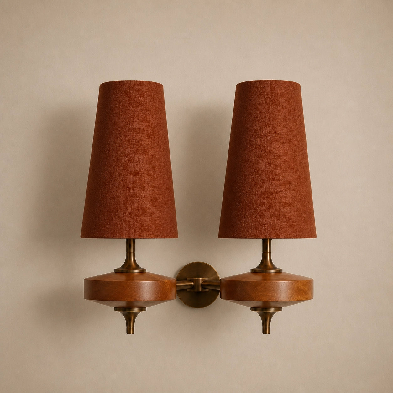 Retro Classic Fabric Shade Wall Sconce