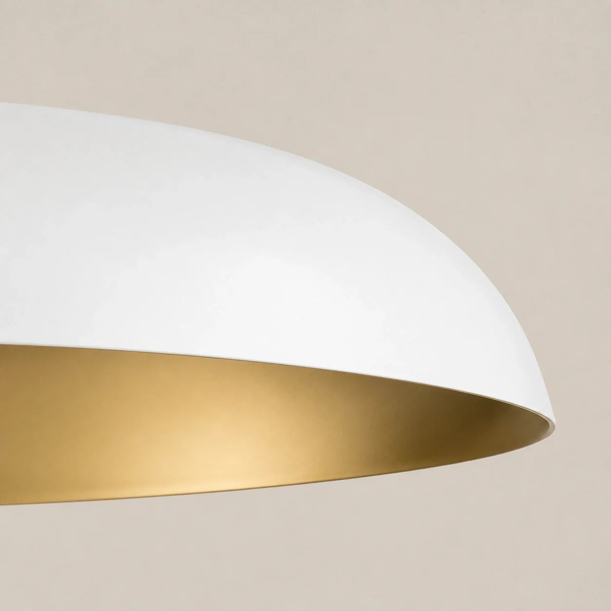 Retro Round Saucer Metal Pendant Light