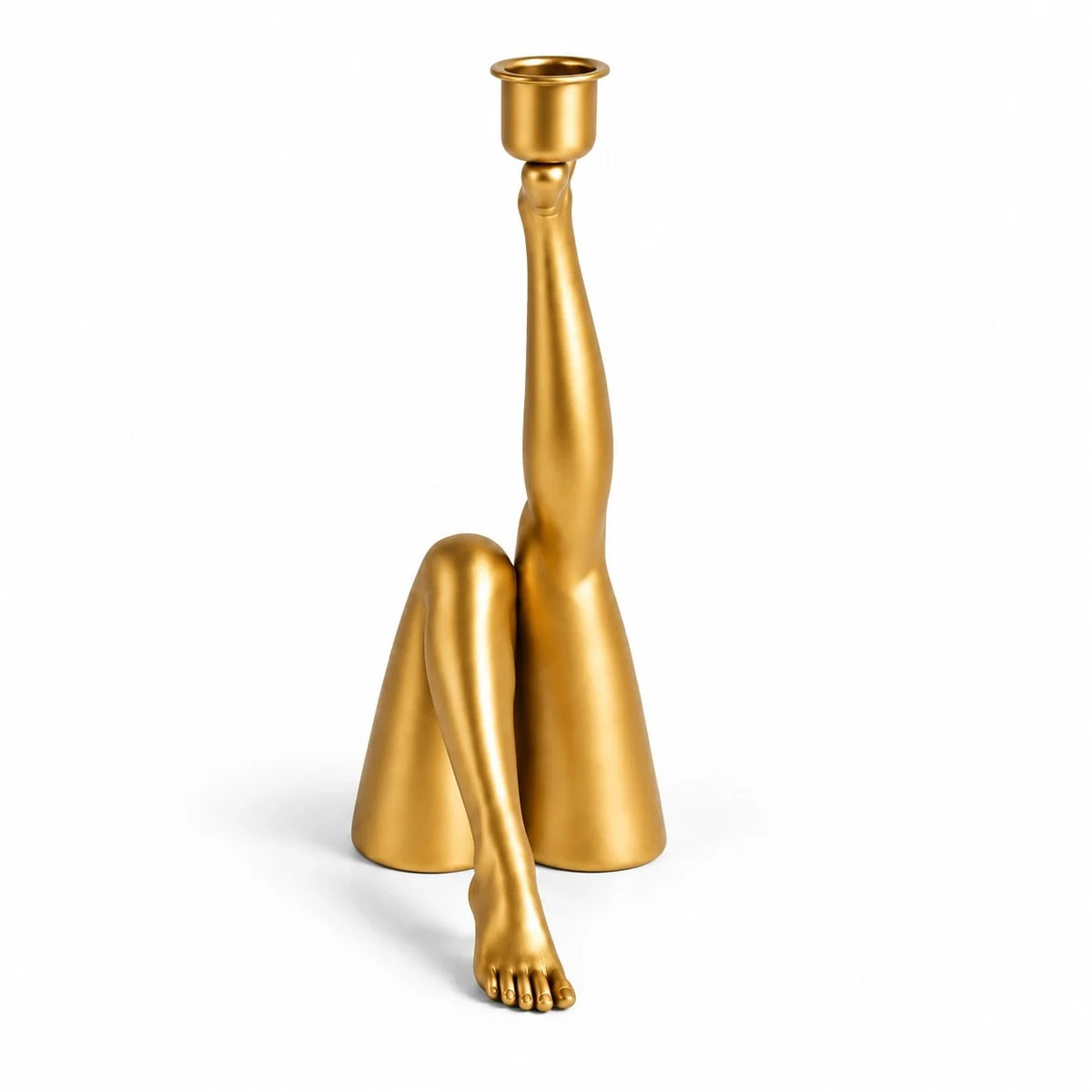 Retro Sculptural Figurine Candle Holder