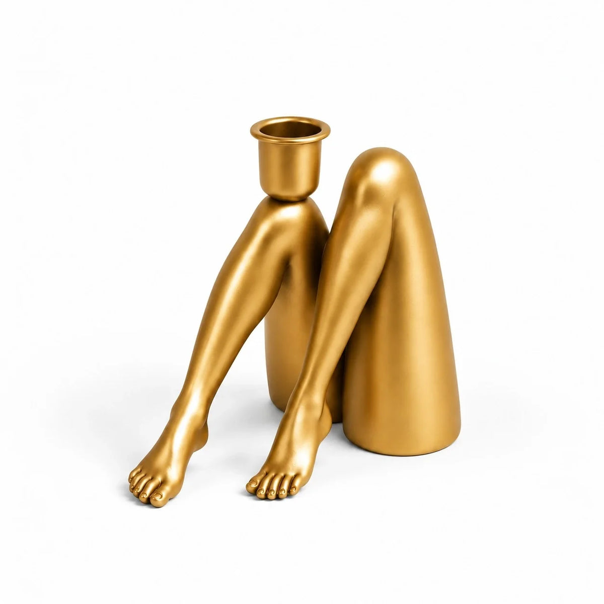 Retro Sculptural Figurine Candle Holder