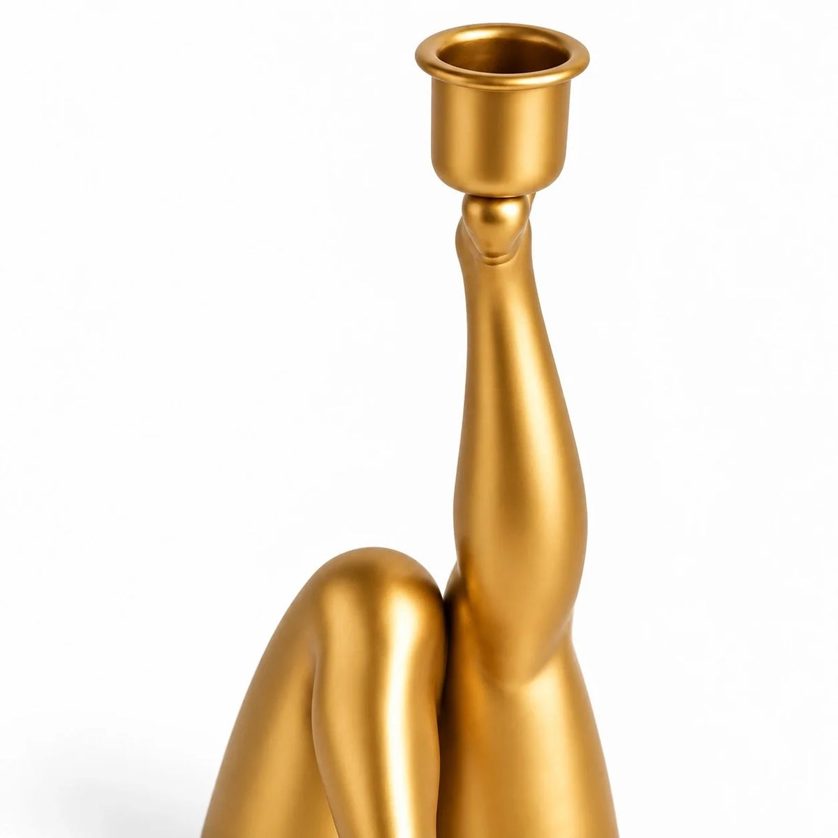 Retro Sculptural Figurine Candle Holder