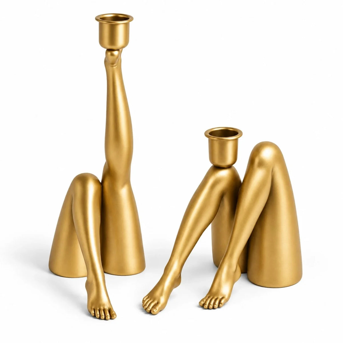 Retro Sculptural Figurine Candle Holder
