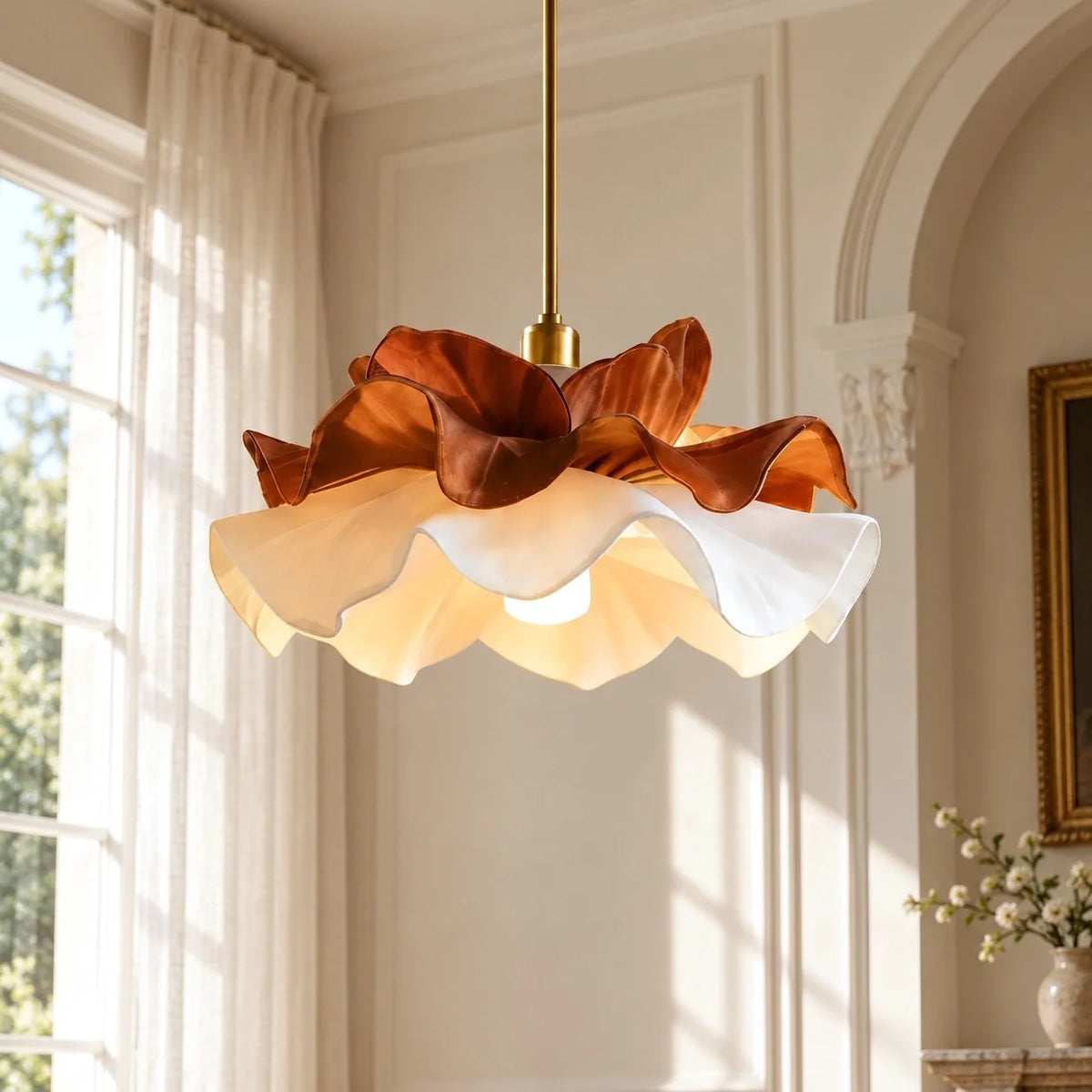 Roselle Modern Acrylic Flower Pendant Light