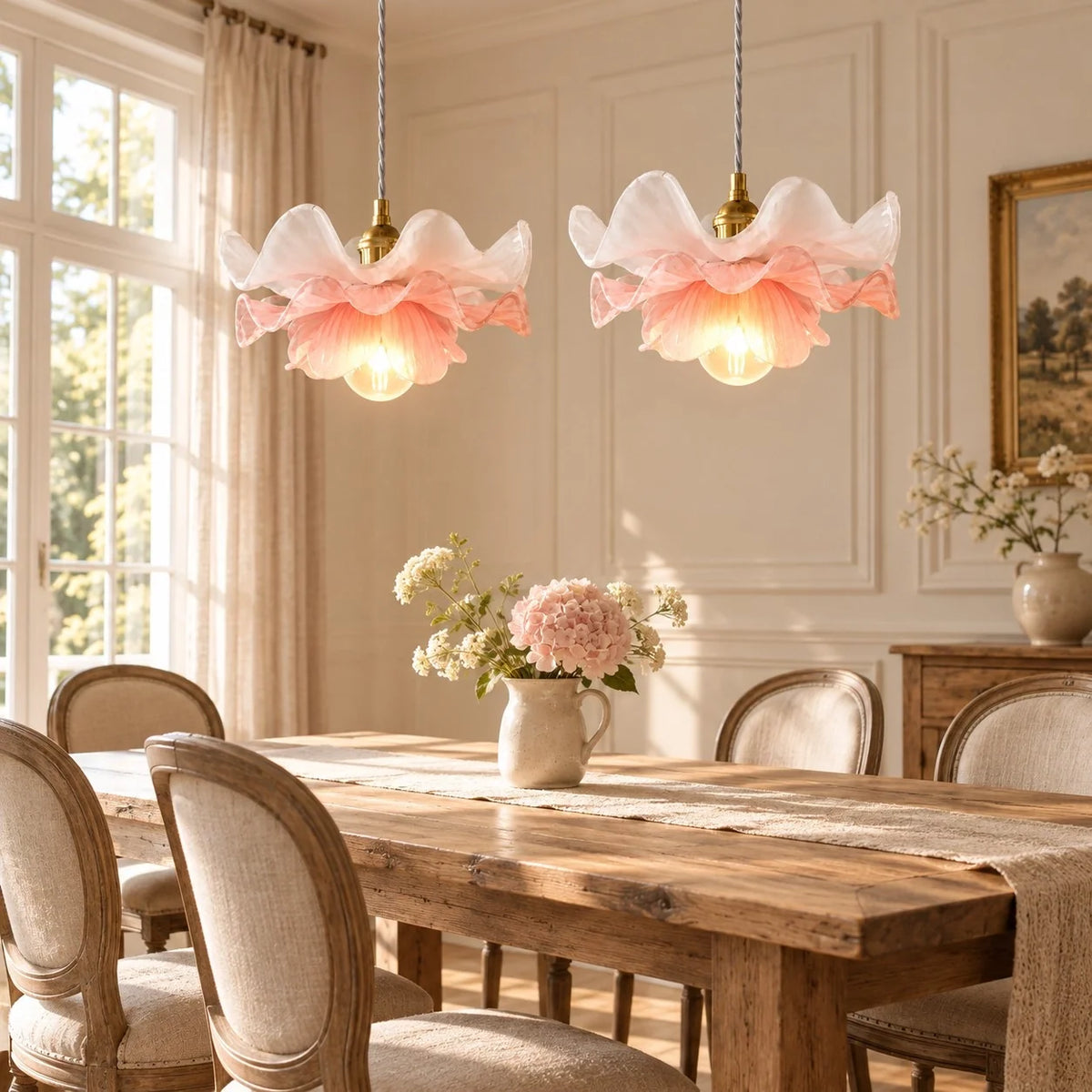 Roselle Modern Acrylic Flower Pendant Light