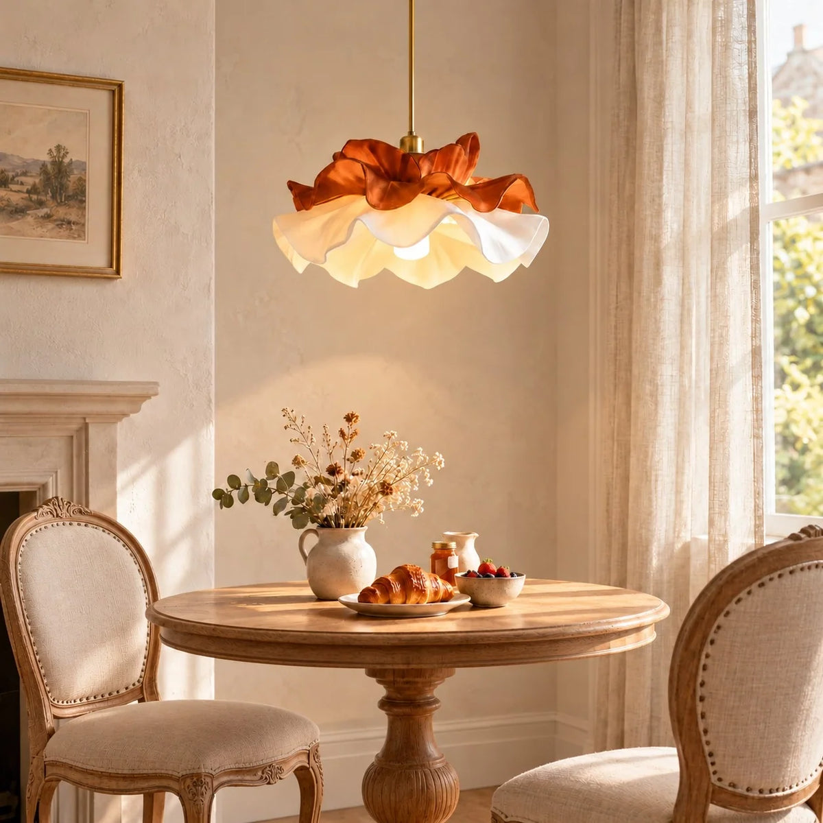 Roselle Modern Acrylic Flower Pendant Light