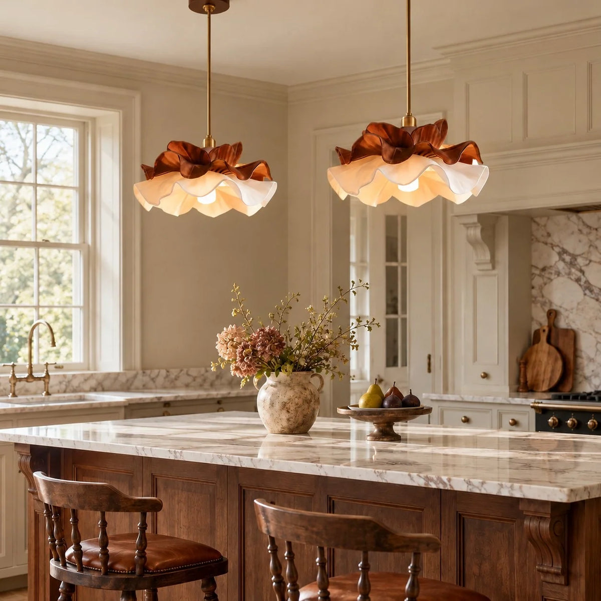 Roselle Modern Acrylic Flower Pendant Light