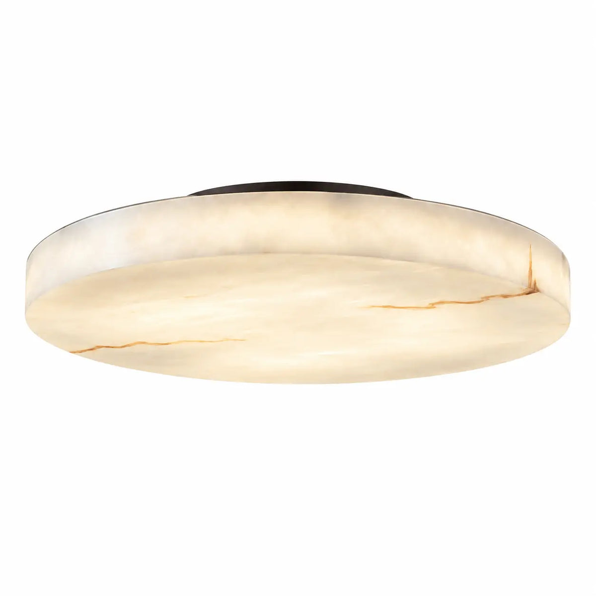 Runa Modern Round Resin Flush Mount Ceiling Light