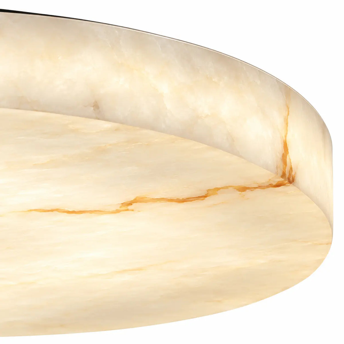 Runa Modern Round Resin Flush Mount Ceiling Light