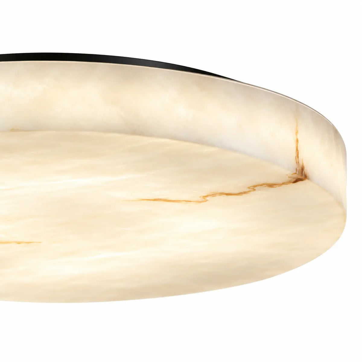 Runa Modern Round Resin Flush Mount Ceiling Light