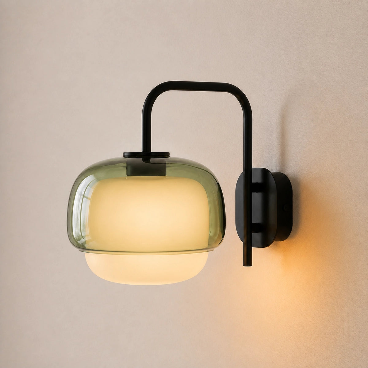 Vernon Modern Art Glass Ball Double Wall Light