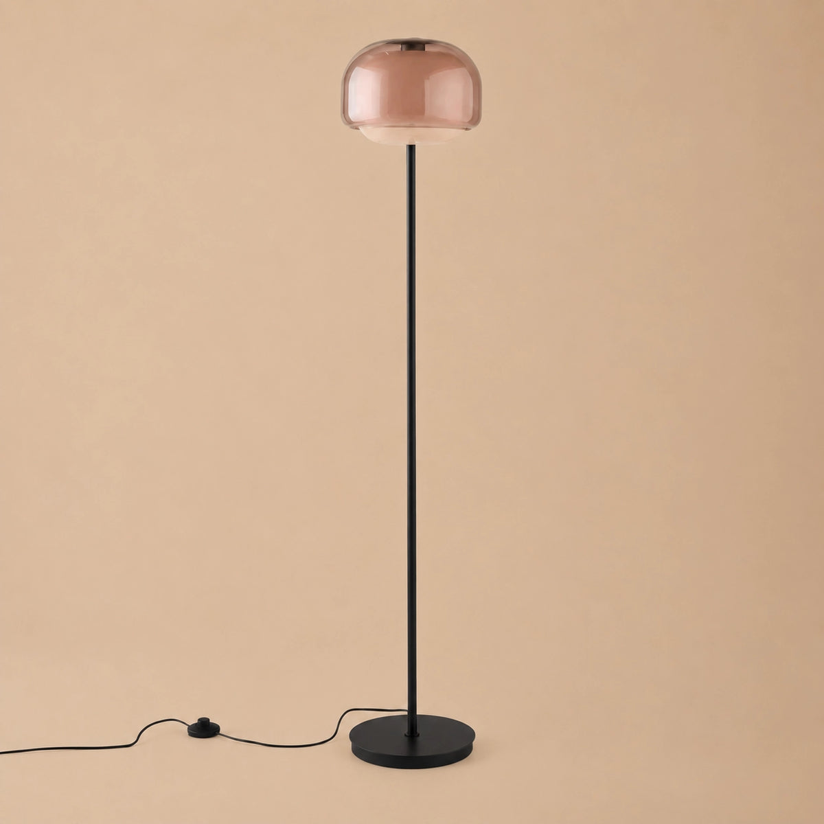Vernon Modern Artistic Colored Glass Floor Lamp