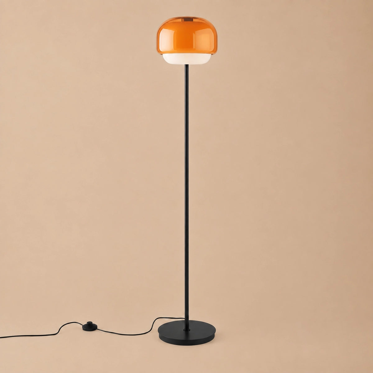 Vernon Modern Artistic Colored Glass Floor Lamp