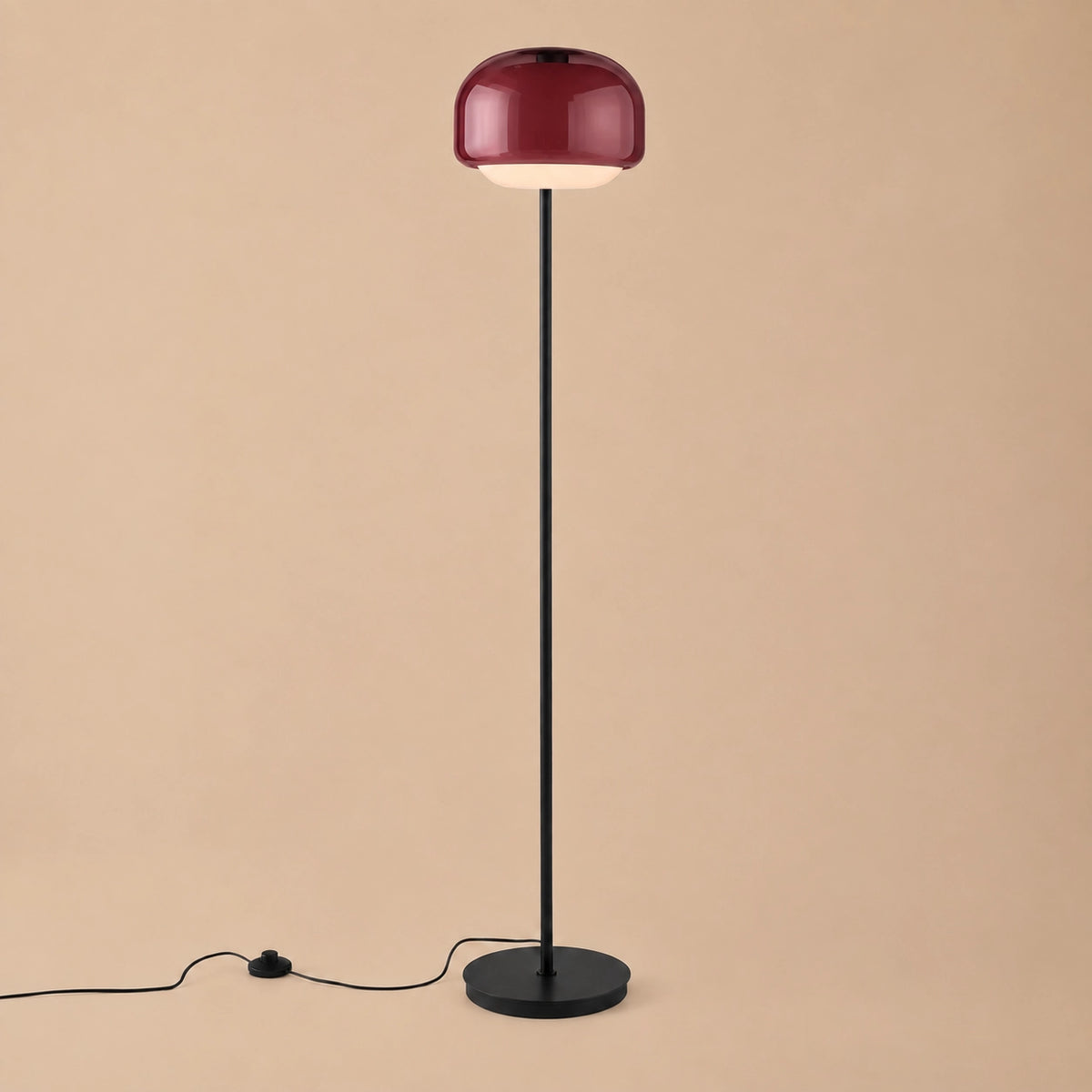 Vernon Modern Artistic Colored Glass Floor Lamp