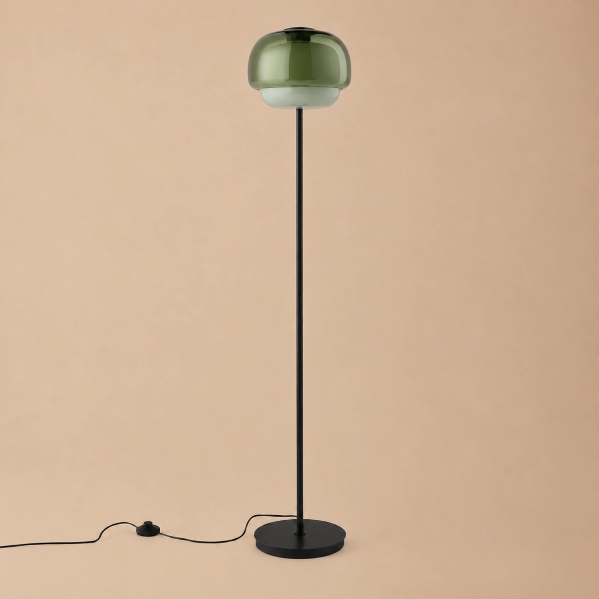 Vernon Modern Artistic Colored Glass Floor Lamp