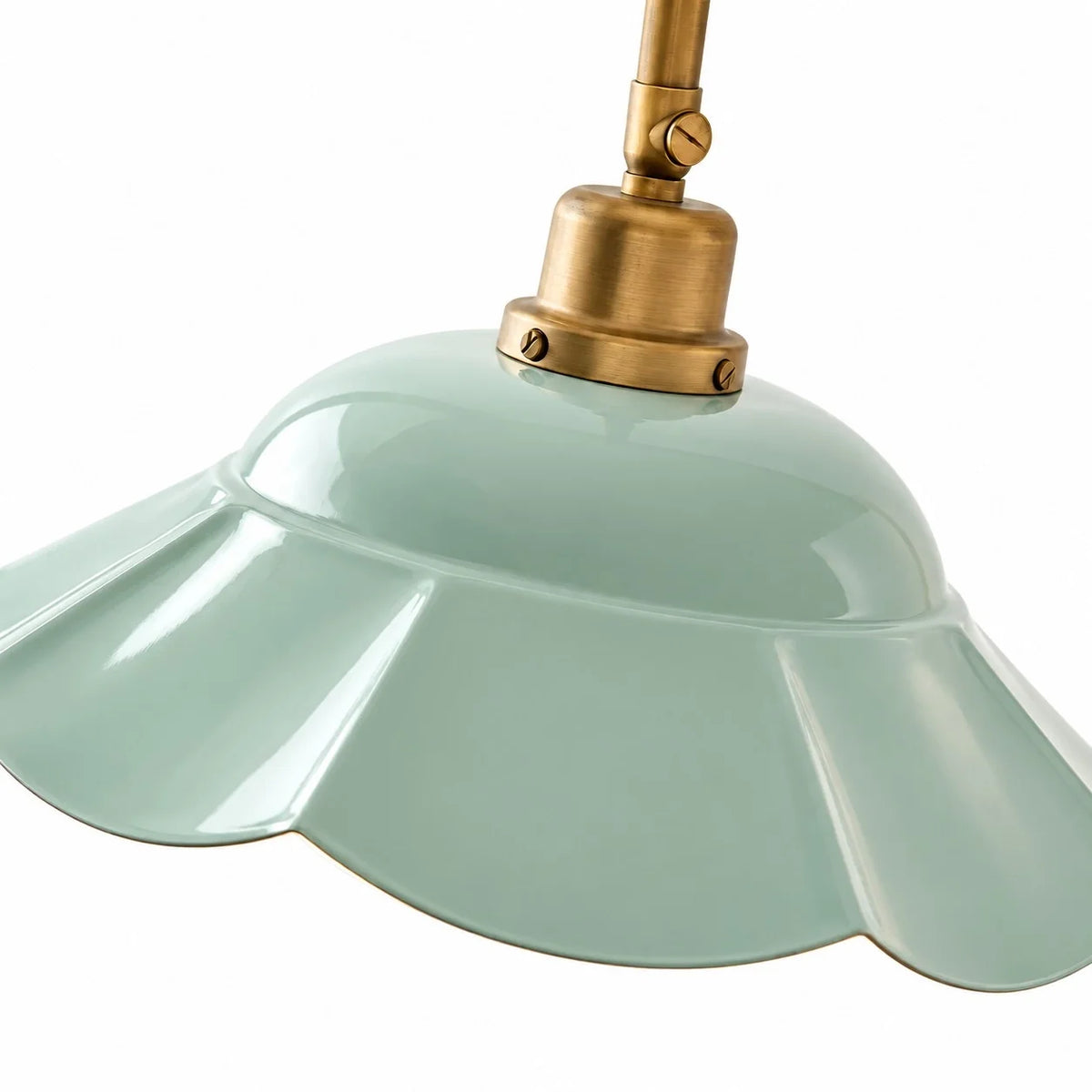 Vintage Enamel Flower Adjustable Wall Light