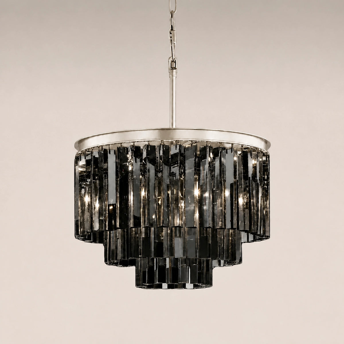 Vintage Luxury Multi Layered Crystal Chandelier for Living Room Dining Room