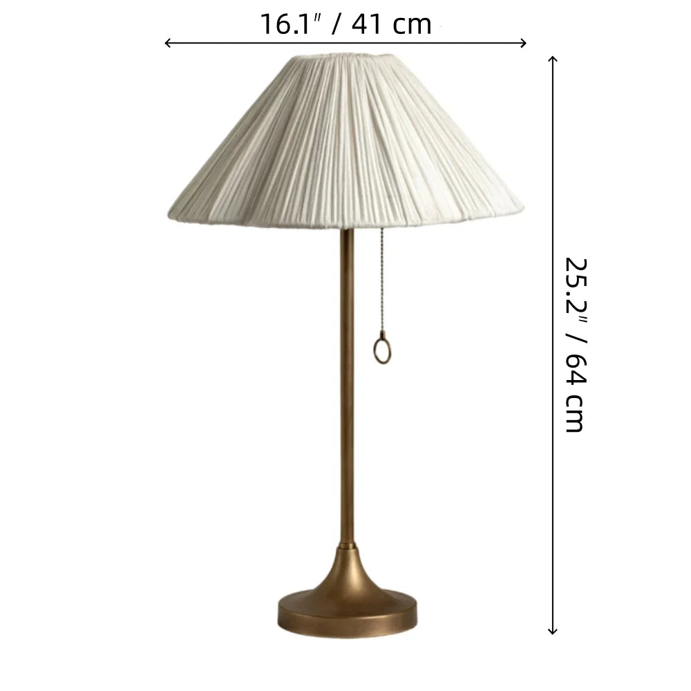 Vintage Pleated Shade Brass Table Light1.webp__PID:25ae02c3-9f02-44f3-9484-51633ab30d9f