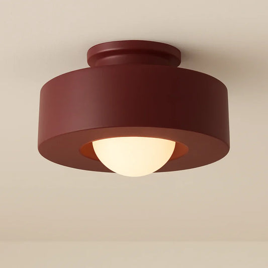 Vintage Round Resin Ceiling Light