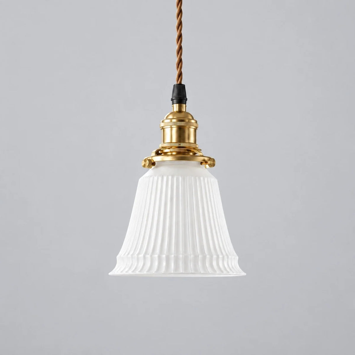 Vintage Style Ceramic Flower Pendant Light