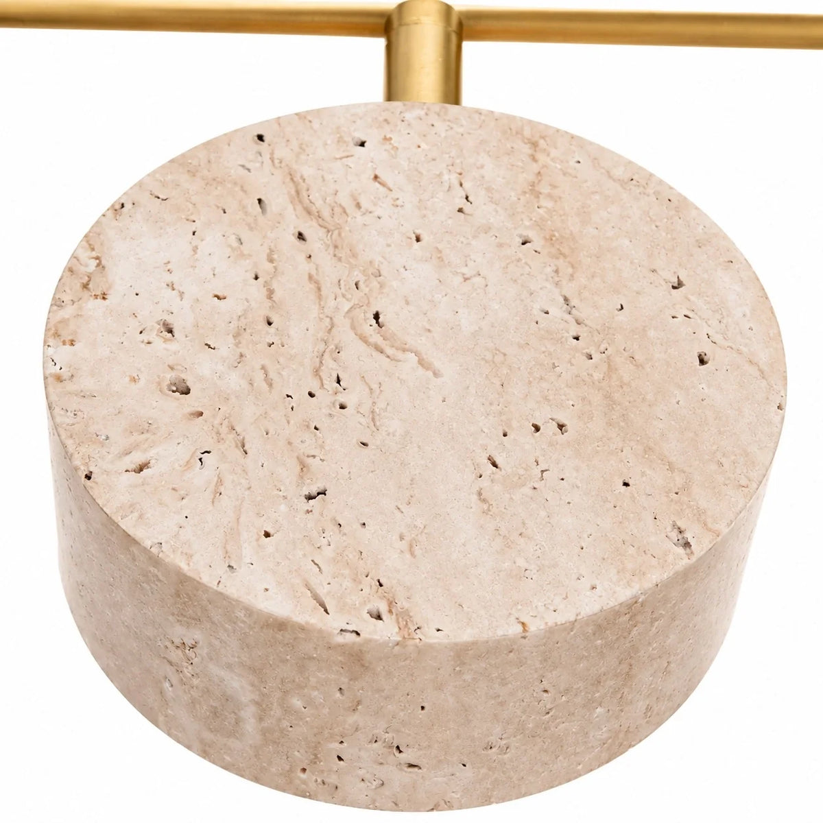Wabi-Sabi Rotatable 2/3-Light Natural Travertine LED Wall Sconce