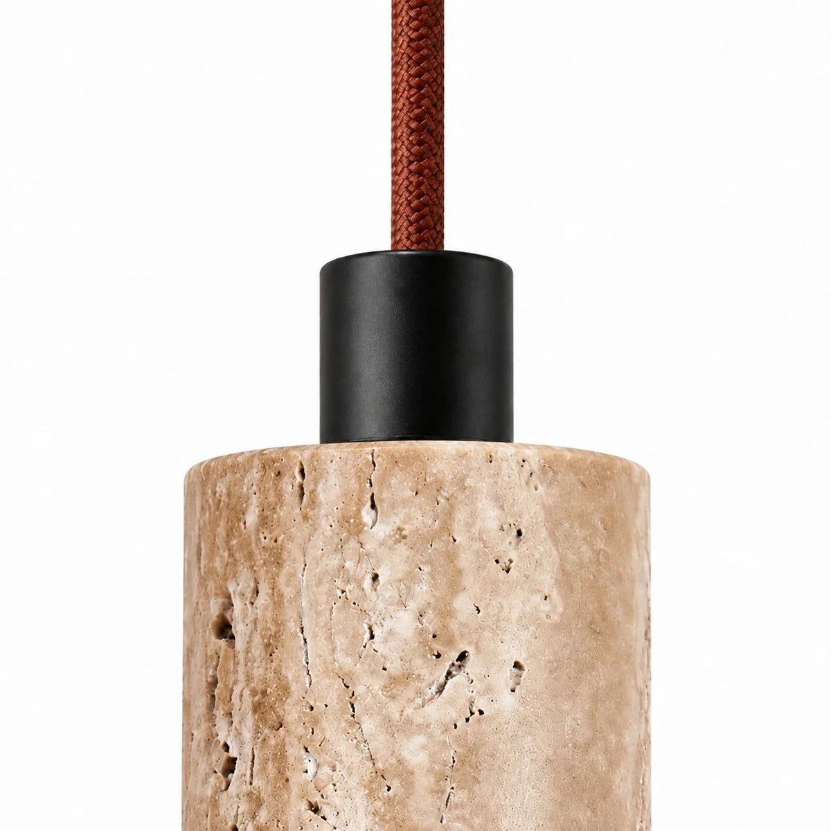 Wabi-Sabi Natural Travertine Pendant Light