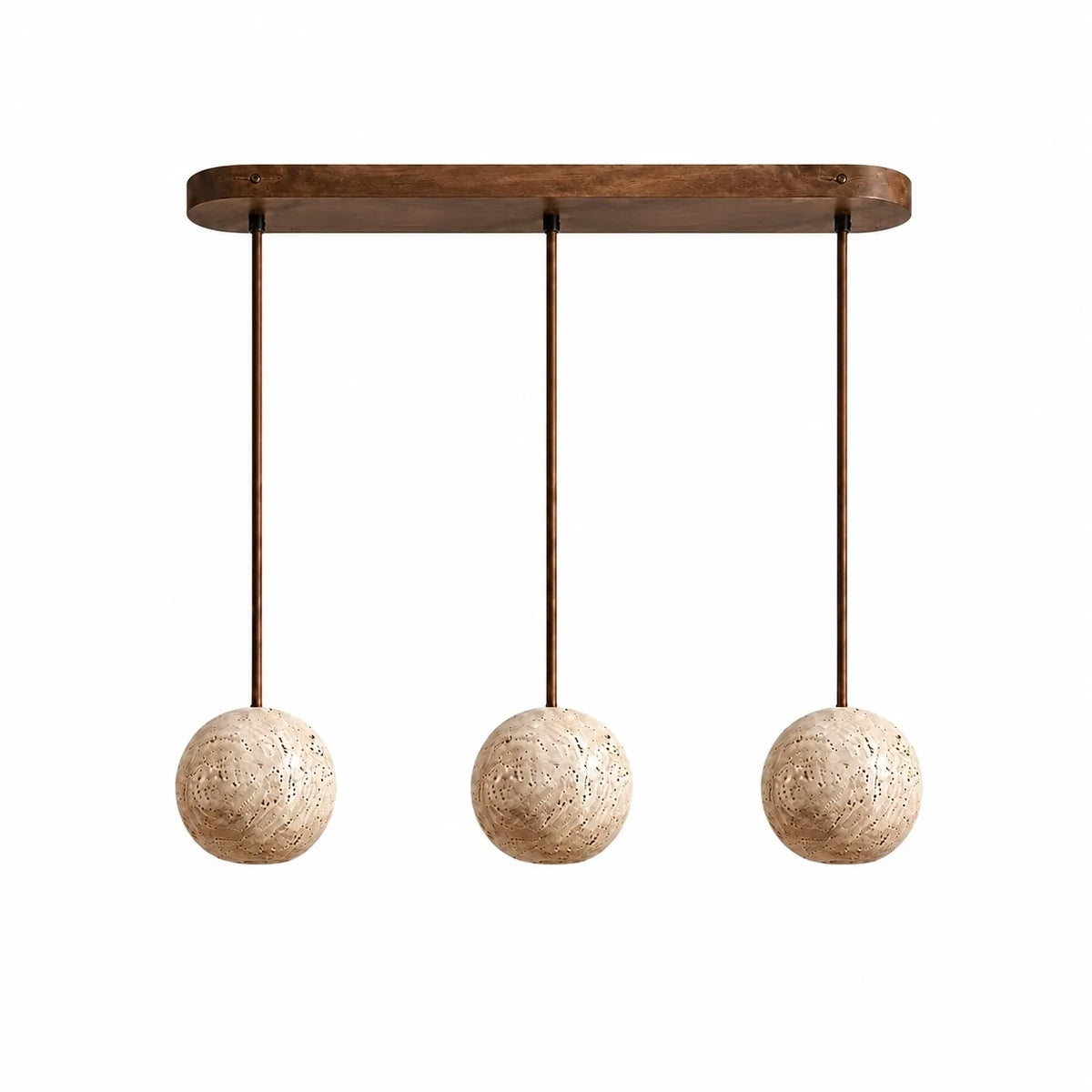 Wabi-Sabi Natural Travertine Pendant Light